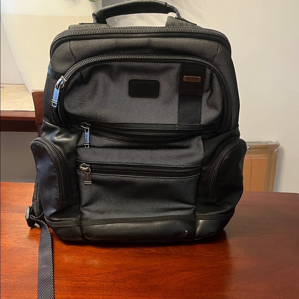 Black and Gray Men's Backpack